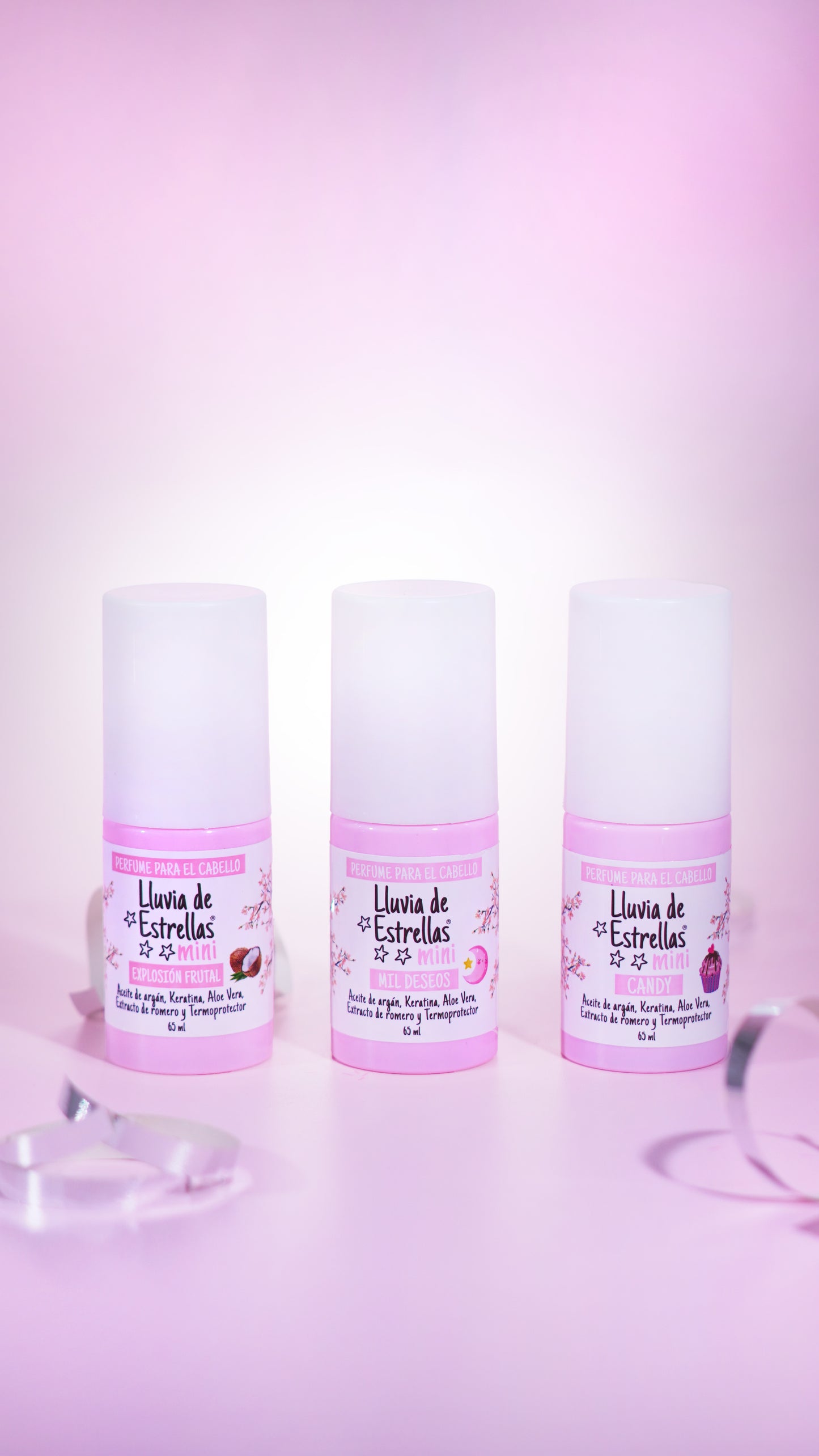 PERFUME CAPILAR MINI 65ML LLUVIA DE ESTRELLAS CJ A13