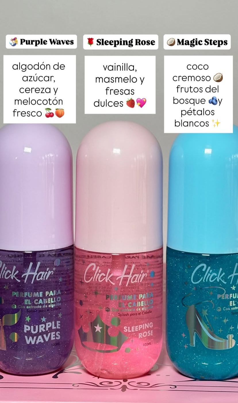 perfumes de princesa click hair