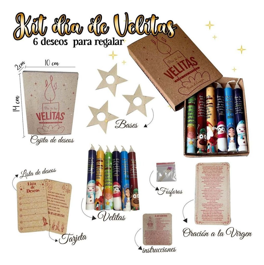 kit de velas COMPLETO