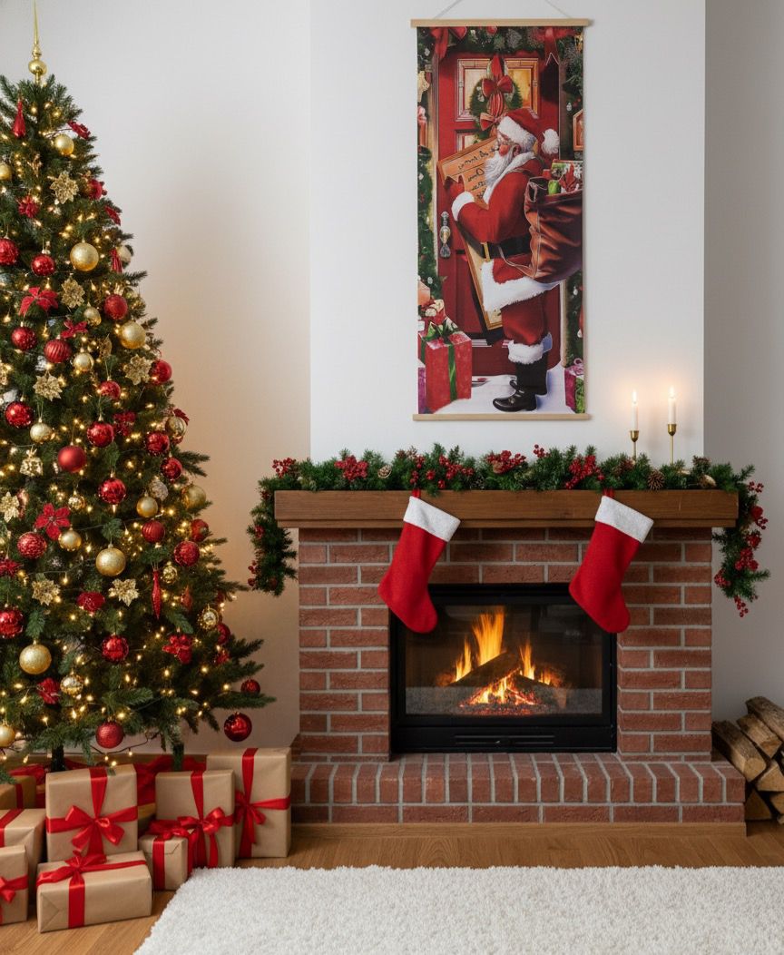 pendón decorativo navidad