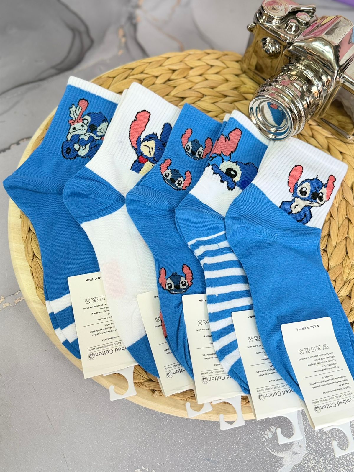 medias stitch x10 largas