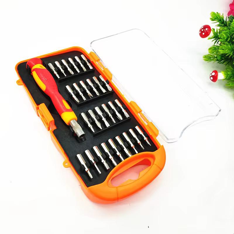 destornillador 27 pcs caja roja