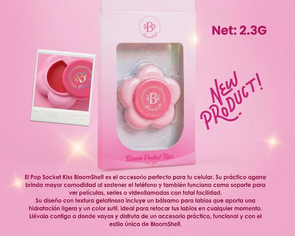 pop socket kiss bloomshell PREVENTA