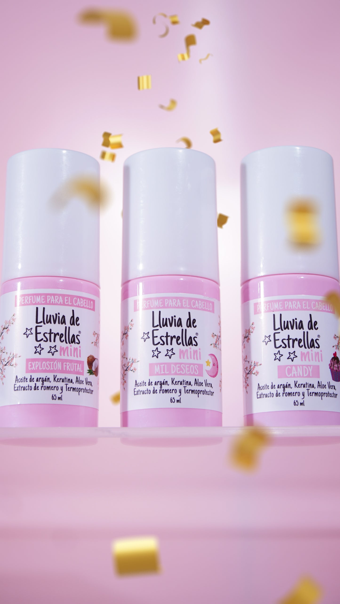 PERFUME CAPILAR MINI 65ML LLUVIA DE ESTRELLAS   CJ A13
