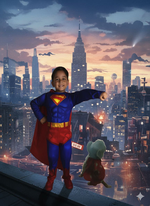 DISFRAZ SUPERMAN PREMIUM