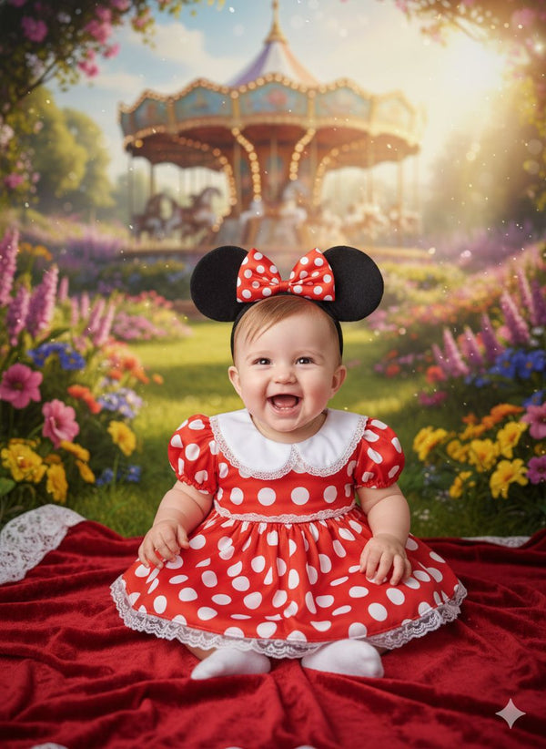 DISFRAZ MINNIE MOUSE BEBE PREMIUM