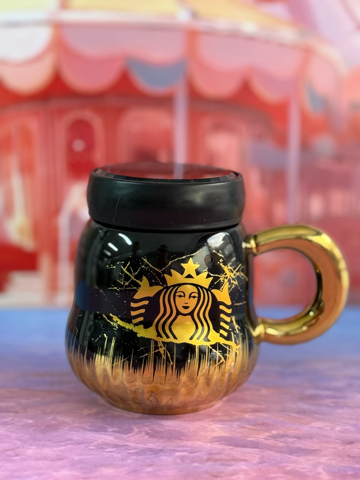 Mug Starbucks con espejo en la tapa