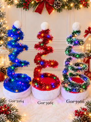 GORRO DE LUCES NAVIDEÑO