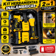 kit herramienta taladro de impacto y pulidora