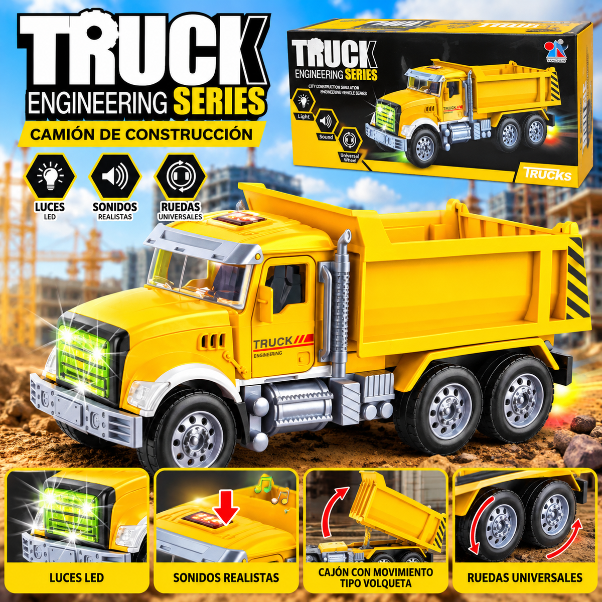 JUGUETE CAMION CON SONIDO