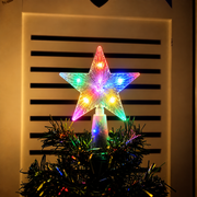 ESTRELLA DE ARBOL EN PUNTA MULTICOLOR ES1717