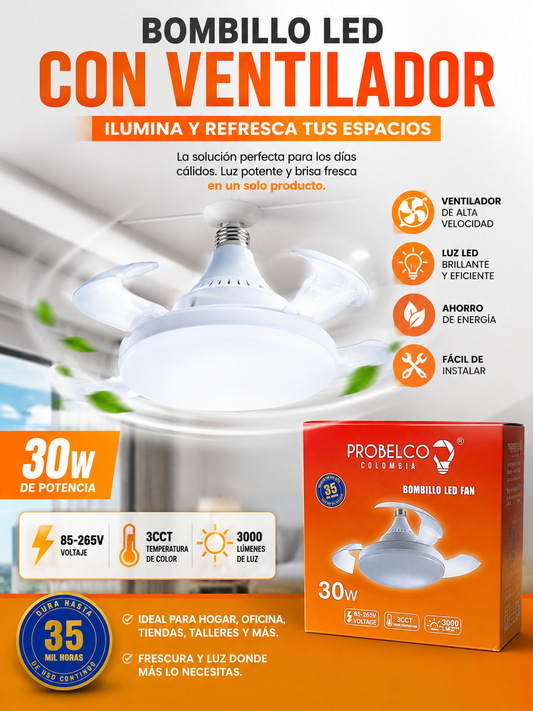 bombillo ventilador