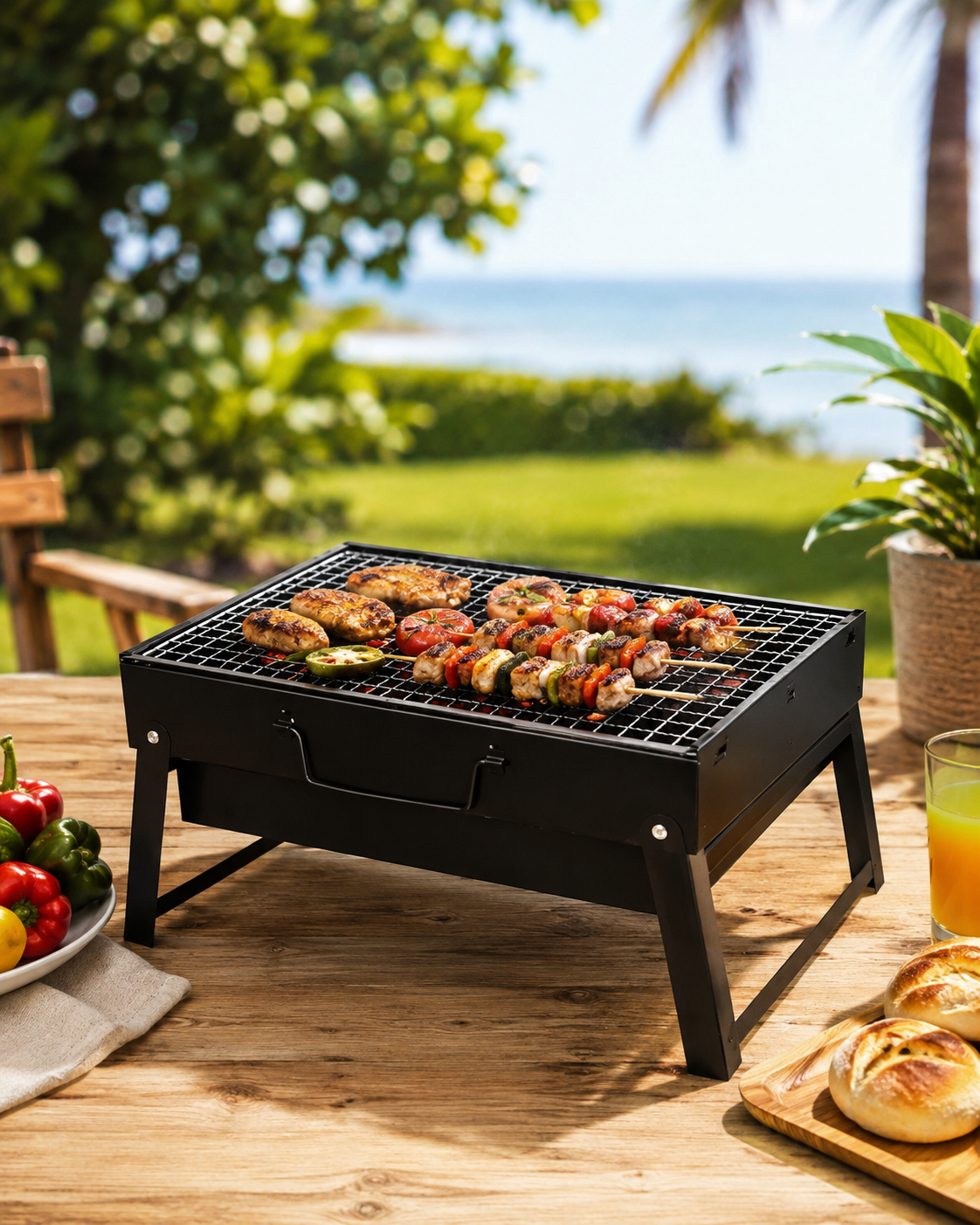 asador portátil