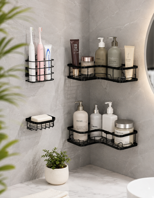 esquinero metalico baño