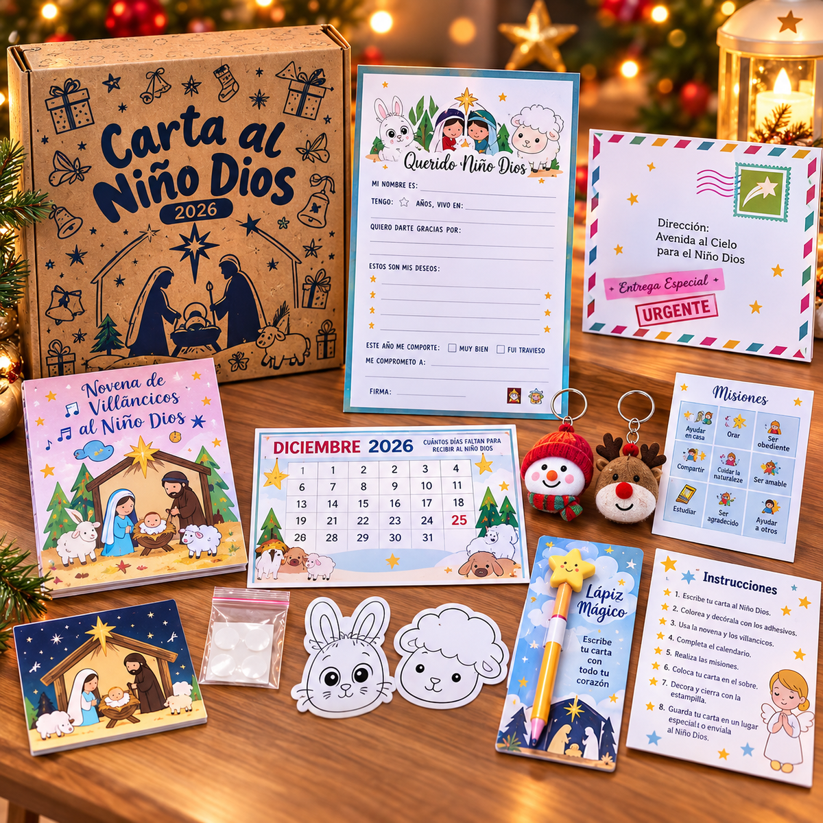 kit de carta al niño dios 2026
