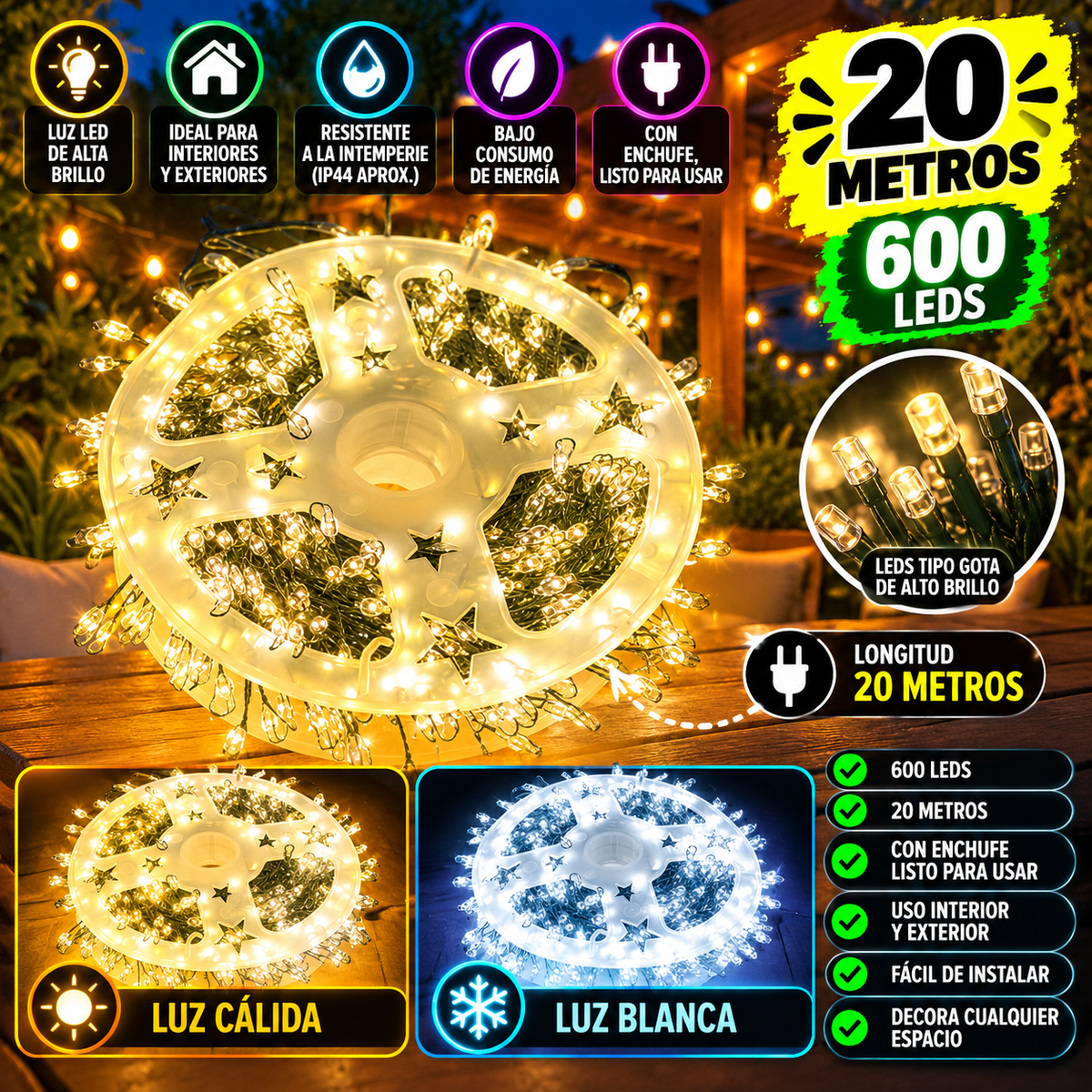 lineal de 20 mt 600L  ES1708