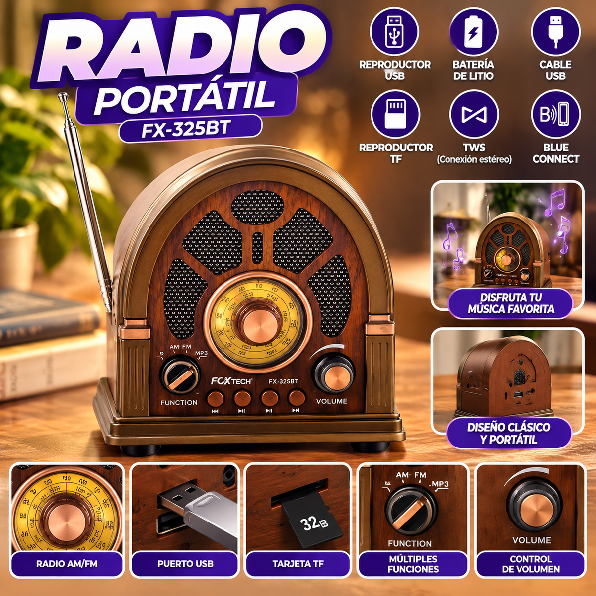 RADIO FX 325BT