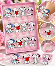 set de manillas x12 snoopy
