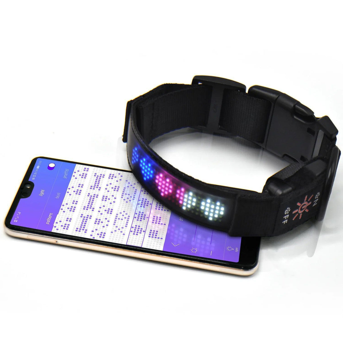 collar para perros led