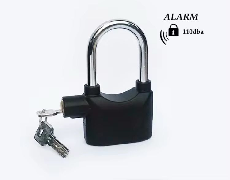 candado con alarma