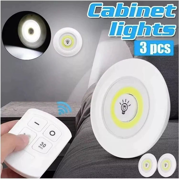 Set de luces inalambricas x3