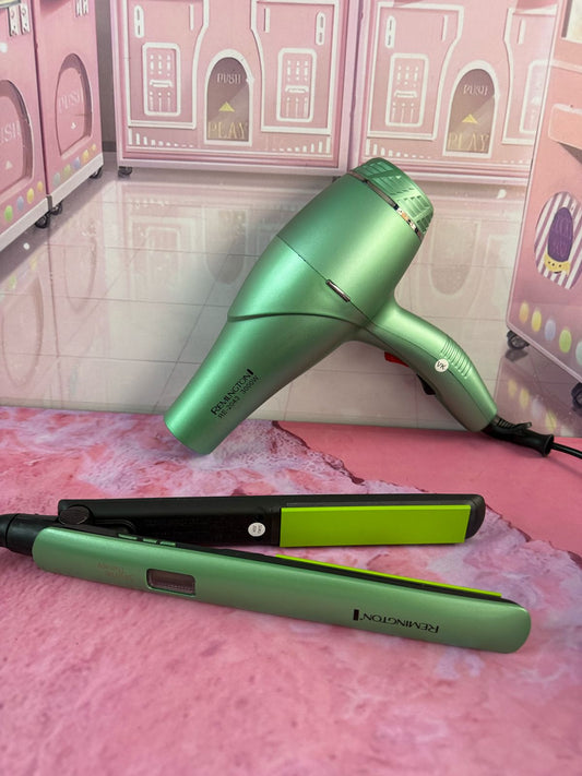 Combo secador de aguacate mas plancha  Remington réplica AAA