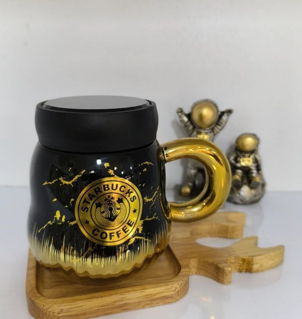 MUG CON TAPA DE ESPEJO STARBUCK
