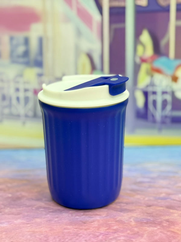 TERMO PEQUEÑO AZUL TIPO CAFE