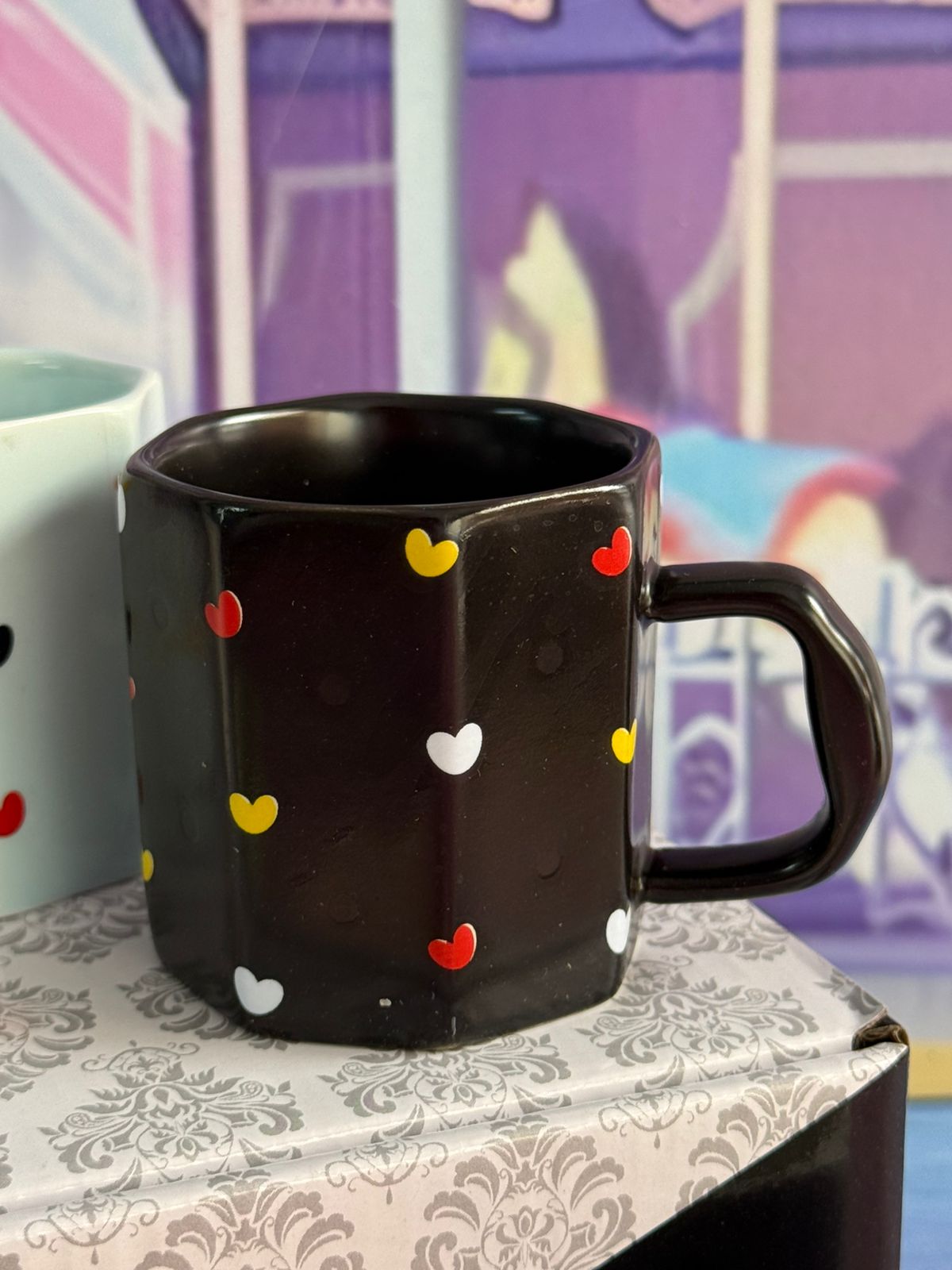 Set de mug de corazones x6