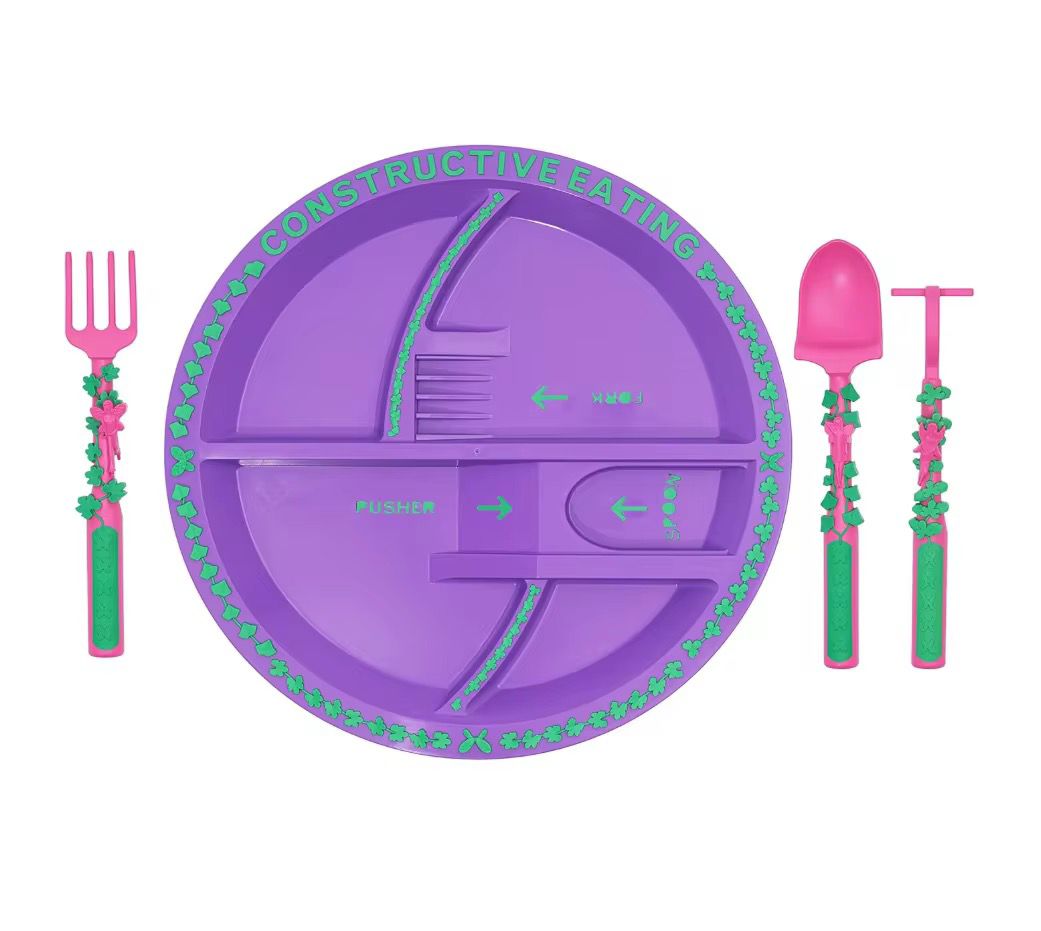 PLATO CON CUBIERTOS DIDACTICOS