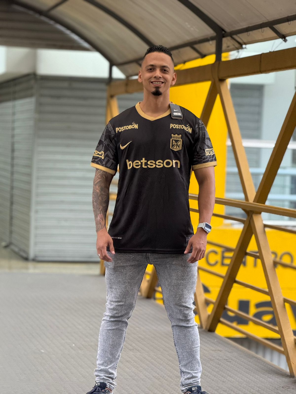 CAMISA DEL NACIONAL negra hombre
