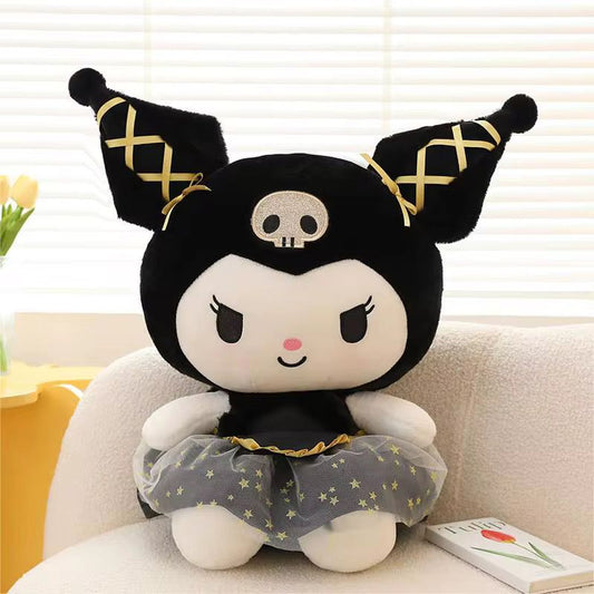 🖤🎀 Peluche Kuromi – 30 cm 🎀🖤