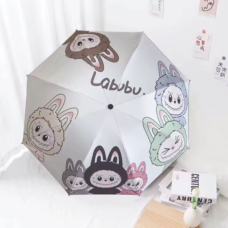 SOMBRILLA MANUAL LABUBU PORTATIL  CJ A66