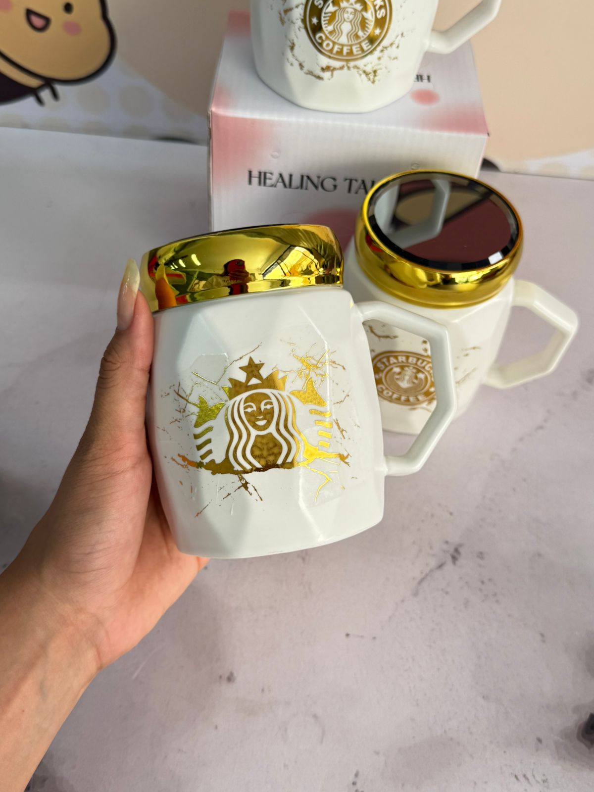 MUG STARBUCK BLANCO