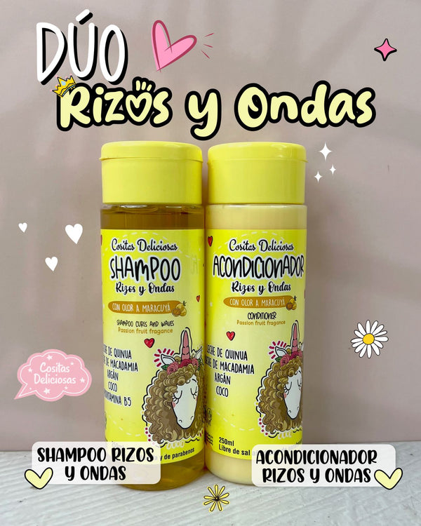 DUO RIZOS ONDAS 250 ML COSITAS DELICIOSAS  CJ A25