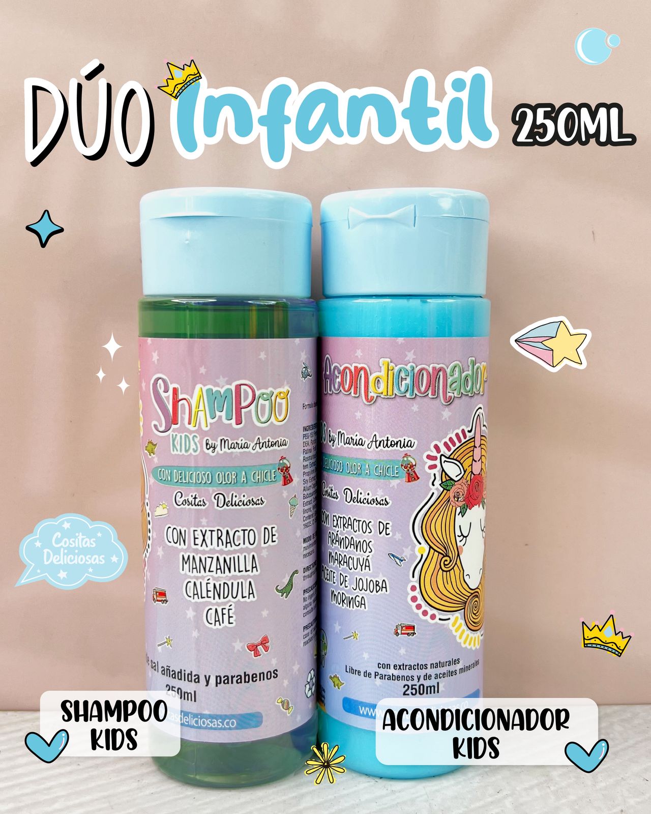 DUO INFANTIL COSITAS DELICIOSAS 250 ML  CJ A23
