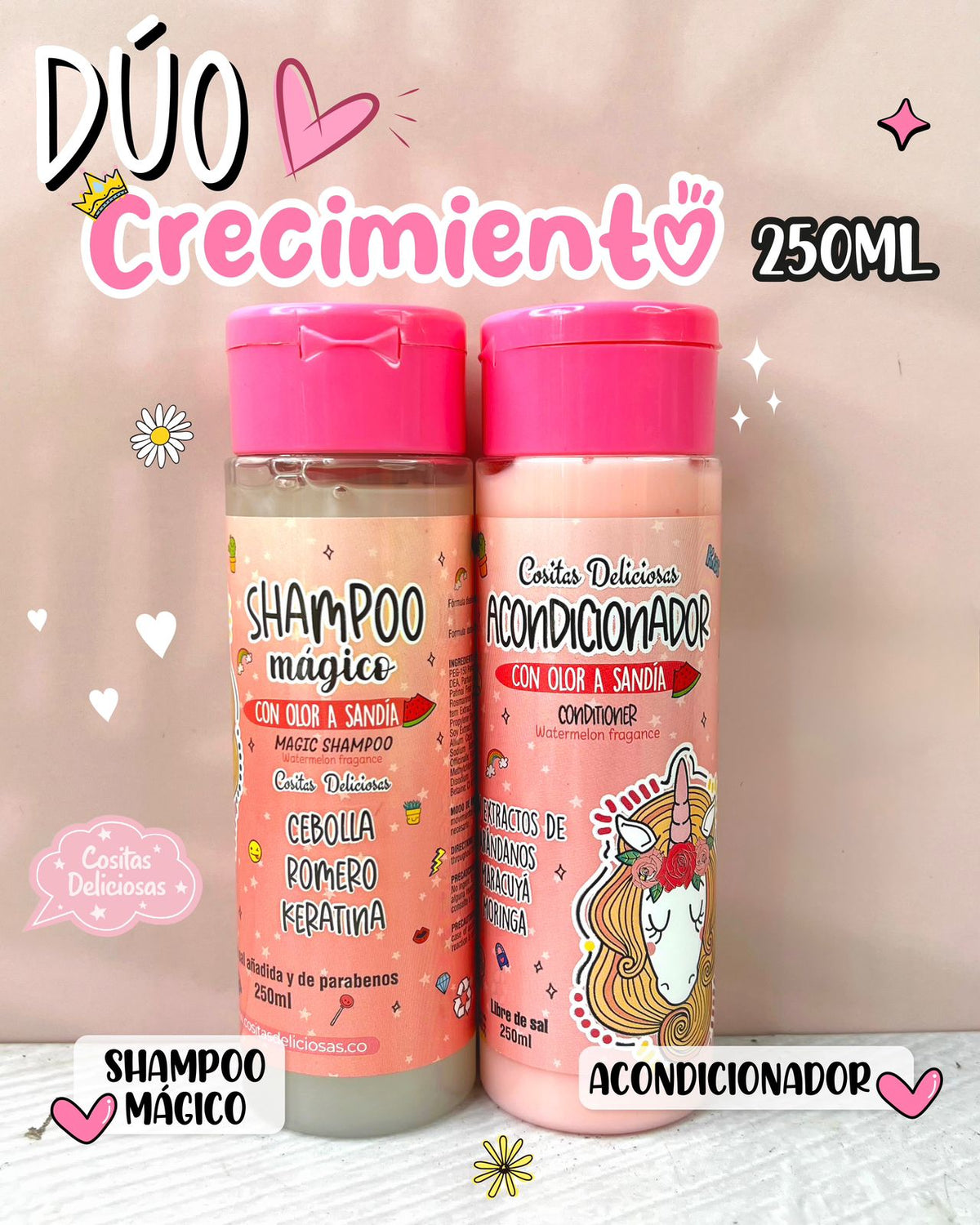 DUO CRECIMIENTO 250ML  CJ A24 cositas deliciosas