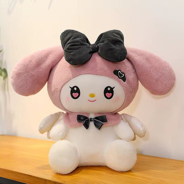 PELUCHE COBIJA MELODY VAMPIRA CON MOÑO NEGRO