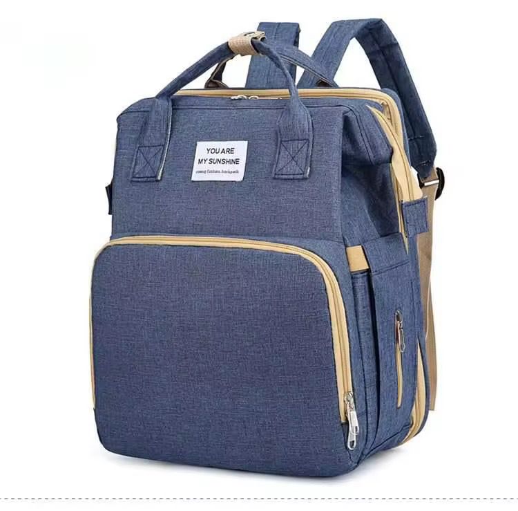 pañalera multifuncional con corral tipo morral