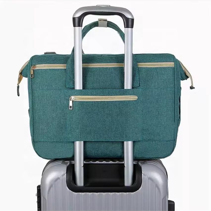 pañalera multifuncional tipo bolso viajero