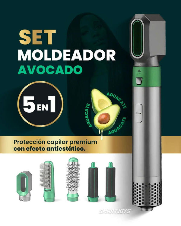cepillo secador 5 en 1 aguacate cja43