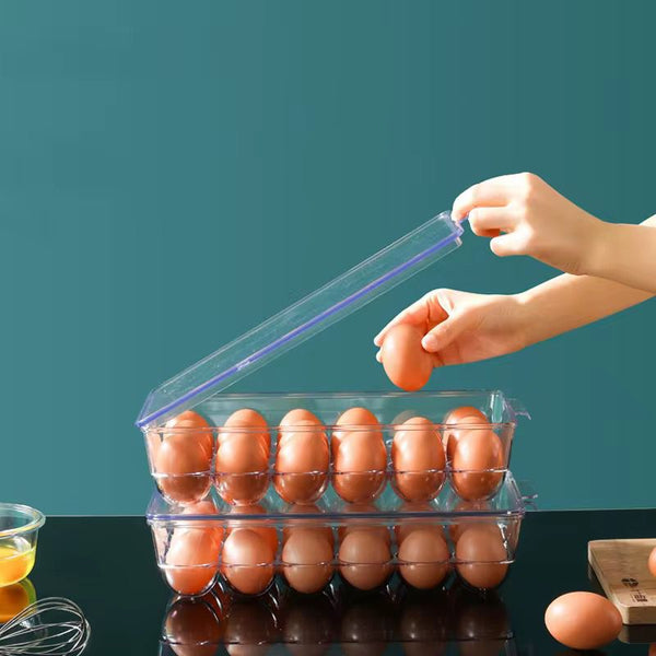 ORGANIZADOR DE HUEVOS ACRILICO X12 HUEVOS