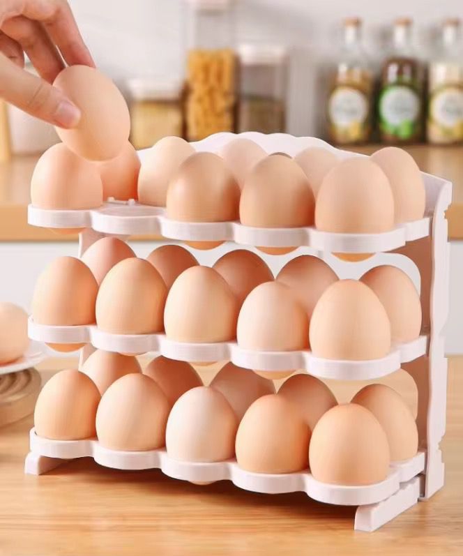 organizador de huevos 3 niveles