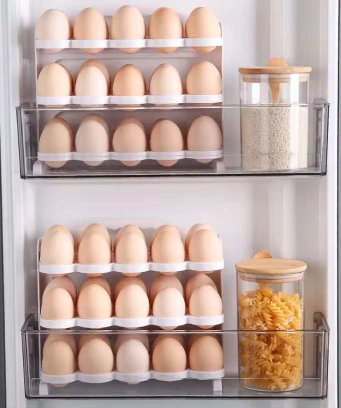 organizador de huevos 3 niveles