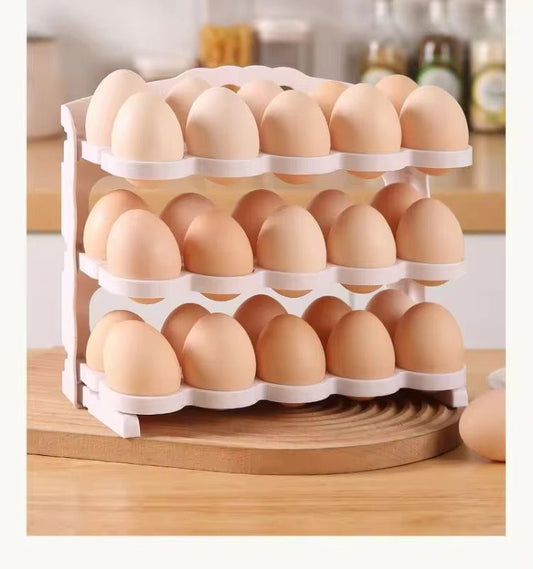 organizador de huevos 3 niveles