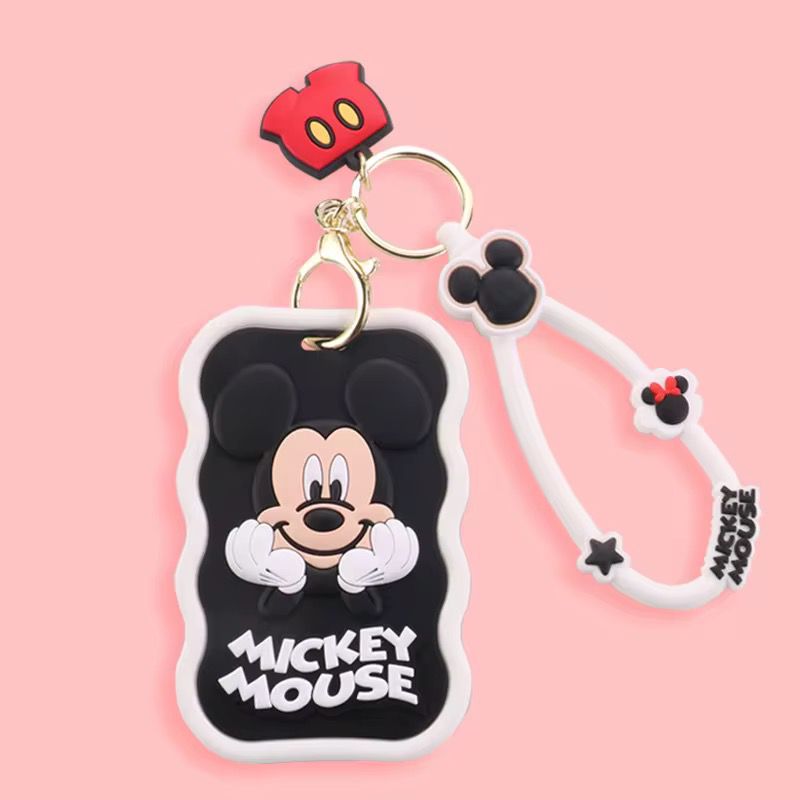 portacarnet minnie y mickey llavero