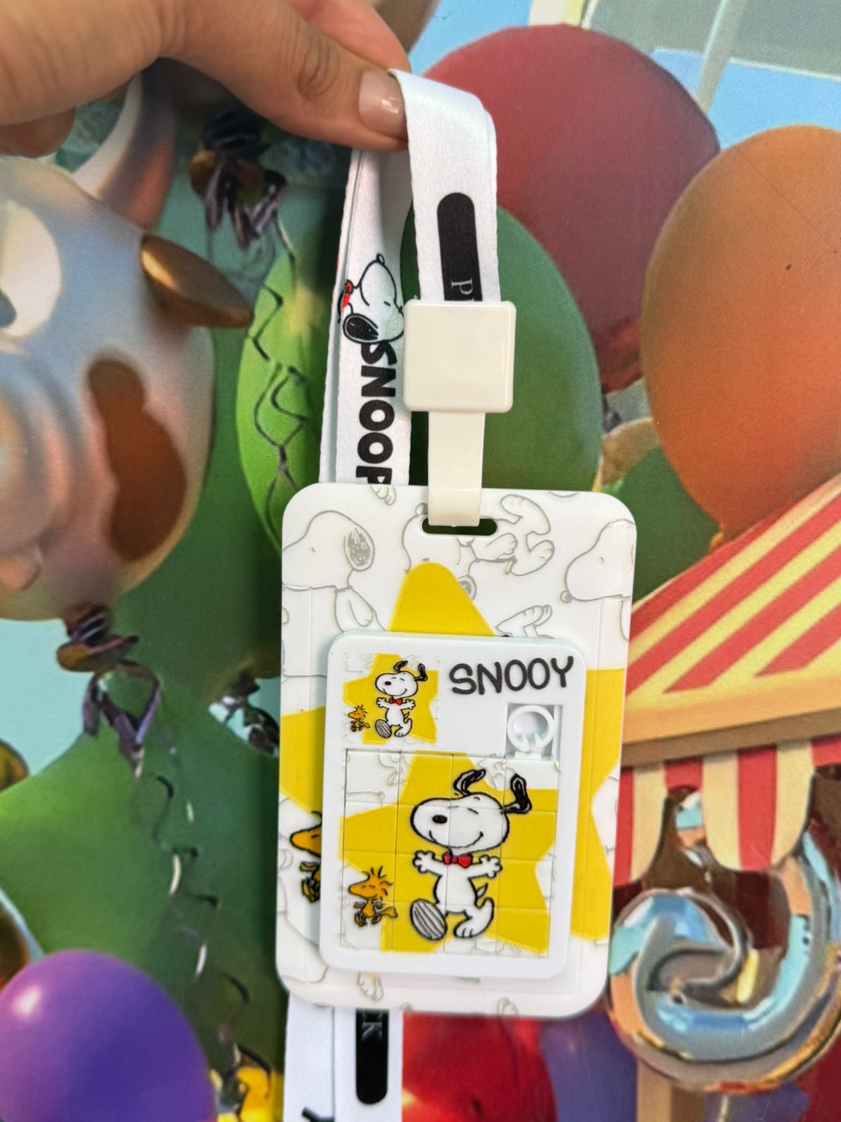 portacarnet snoppy