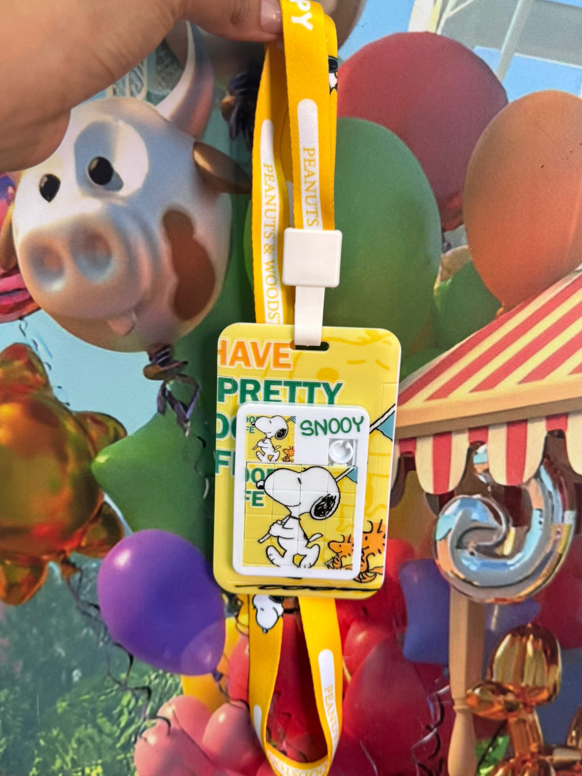 portacarnet snoppy
