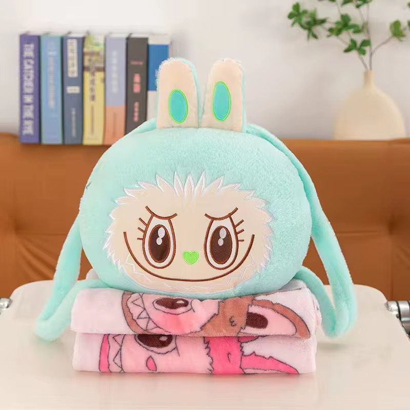 peluche cobija abrazador labubu