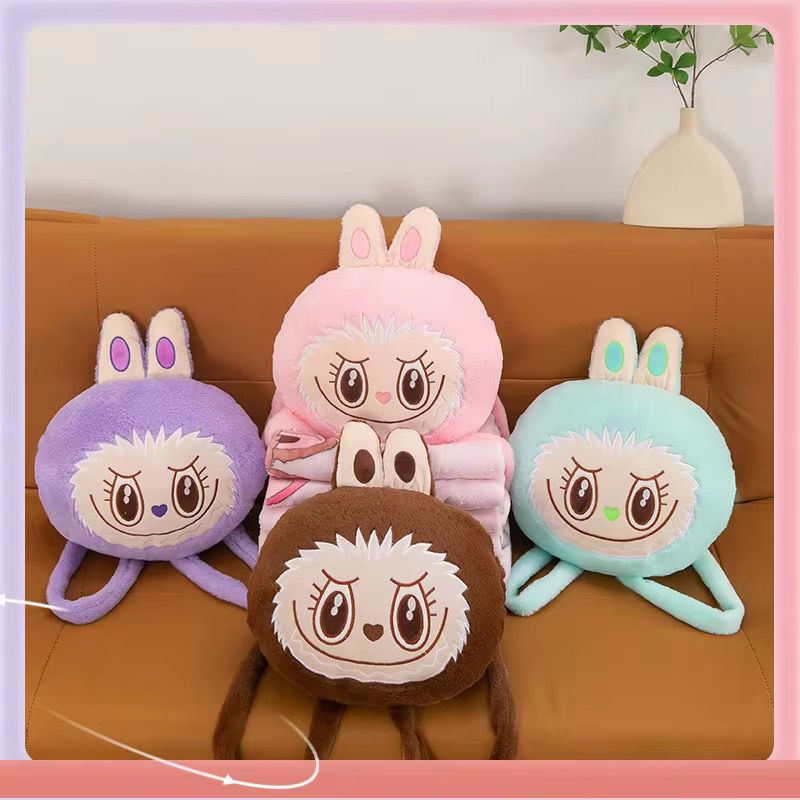 peluche cobija abrazador labubu